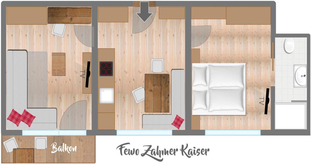 Bio-Bauernhof Bachangerhof Kossen Ngoại thất bức ảnh